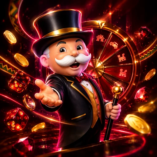 Bingo em estúdio do Monopoly Big Baller com bolas sorteadas ao vivo